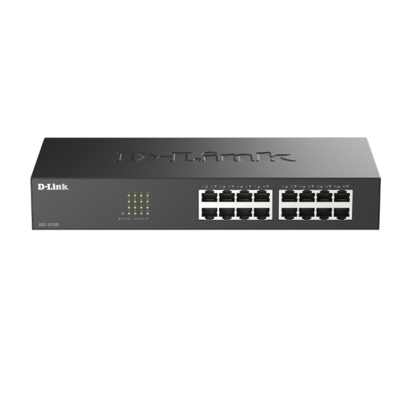 D-Link DES-1016D 10/100Mbps 16 Port Desktop Switch