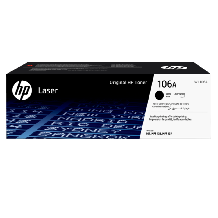 HP 106A Black Original Toner Cartridge