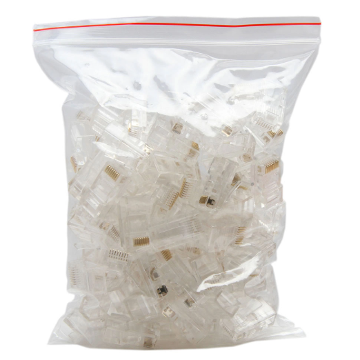 RJ45 CAT6 Connectors-Pack of 100Pcs