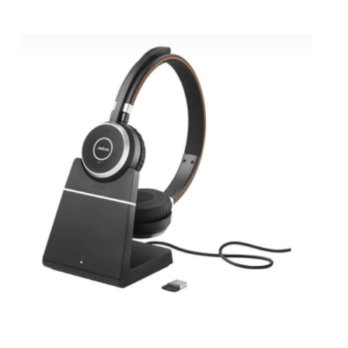 Jabra Evolve 65 SE Wireless Headset with USB-A charging Stand in Kenya