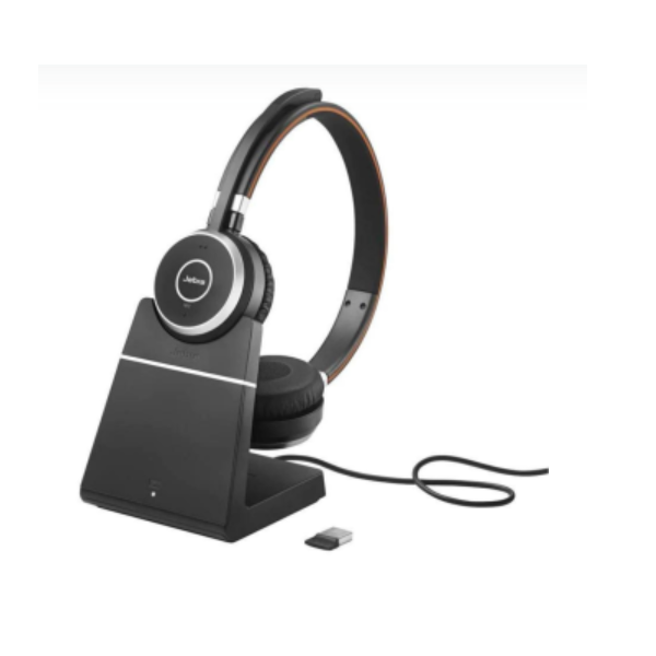 Jabra Evolve 65 SE Wireless Headset with USB-A charging Stand in Kenya