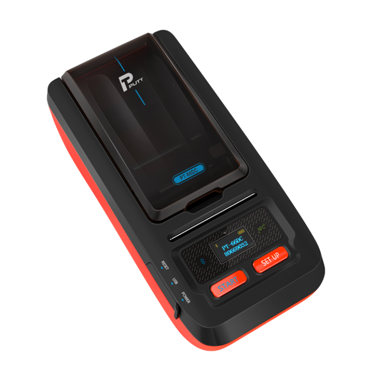 PUTY PT-66DC Thermal Transfer BT Barcode Label Printer