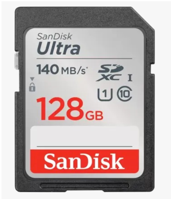 SanDisk Ultra 128GB SDXC 140MB/s SD Card In kenya