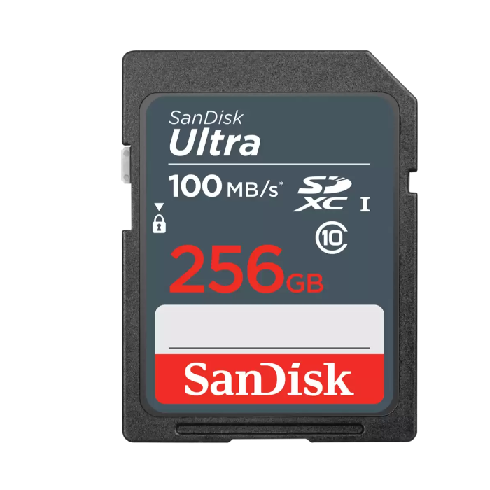 SanDisk Ultra 256GB SDXC 100MB/s SD Card in Kenya