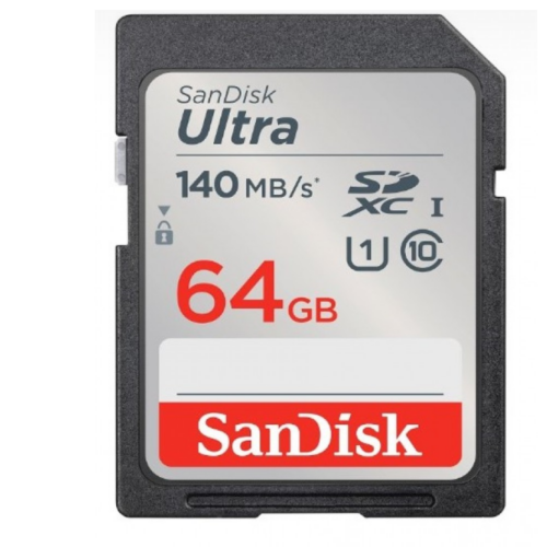 SanDisk Ultra 64GB SDXC 140MB/s SD Card in Kenya