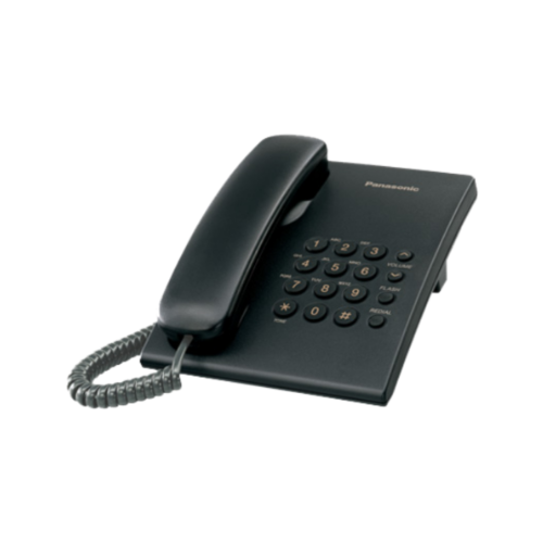Panasonic KX-TS500 Single Line Analog Telephone-Black